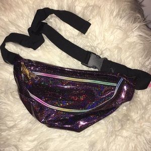 Pink glossy Fanny pack